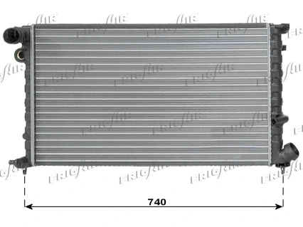 Radiator, engine cooling (0103.3040)