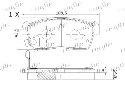 Brake Pad Set, disc brake
