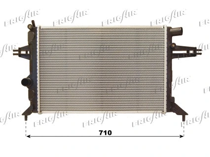 Radiator, engine cooling (0107.3099)