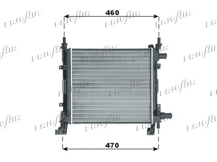 Radiator, engine cooling (0105.3055)