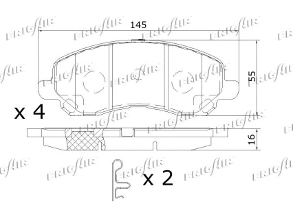 Brake Pad Set, disc brake