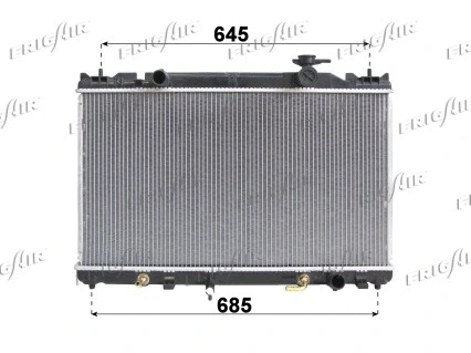 Radiator, engine cooling (0115.3118)