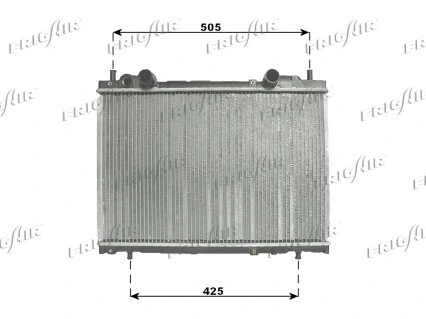 Radiator, engine cooling (0104.3086)