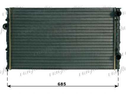 Radiator, engine cooling (0110.3026)
