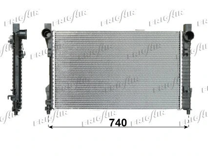 Radiator, engine cooling (0106.3086)