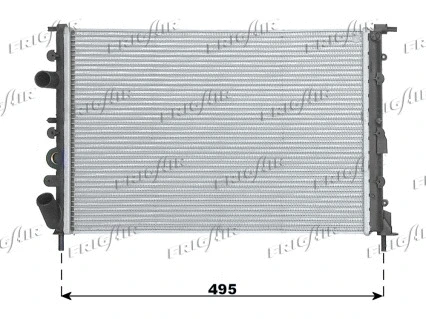 Radiator, engine cooling (0109.3079)