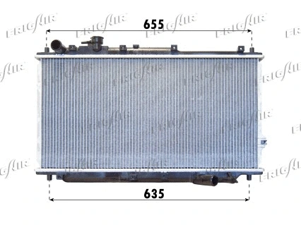 Radiator, engine cooling (0133.3019)