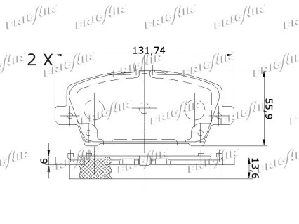 Brake Pad Set, disc brake
