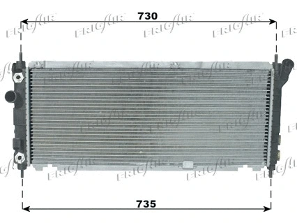 Radiator, engine cooling (0107.3044)