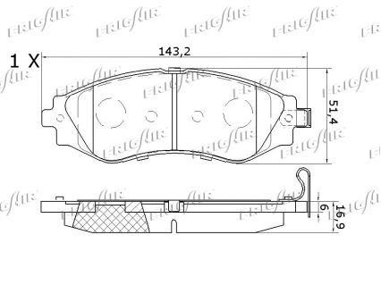 Brake Pad Set, disc brake