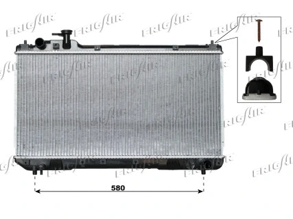 Radiator, engine cooling (0115.3096)