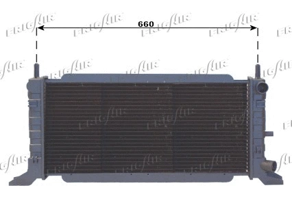 Radiator, engine cooling (0105.2037)