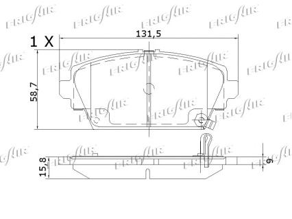 Brake Pad Set, disc brake