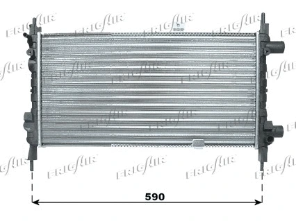 Radiator, engine cooling (0107.3014)