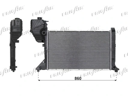 Radiator, engine cooling (0206.2085)