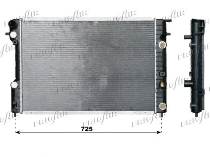 Radiator, engine cooling (0107.3107)