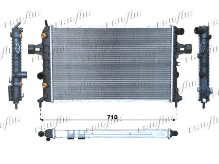 Radiator, engine cooling (0107.3056)