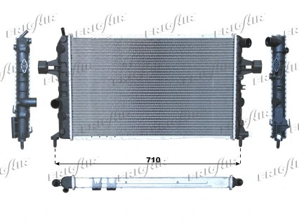 Radiator, engine cooling (0107.3103)
