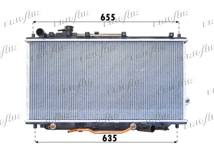 Radiator, engine cooling (0133.3007)