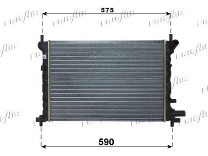 Radiator, engine cooling (0105.3061)