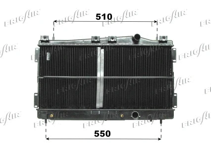 Radiator, engine cooling (0118.3012)