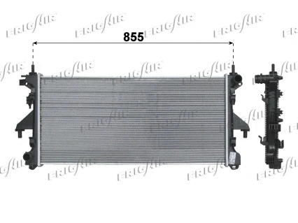 Radiator, engine cooling (0204.2035)