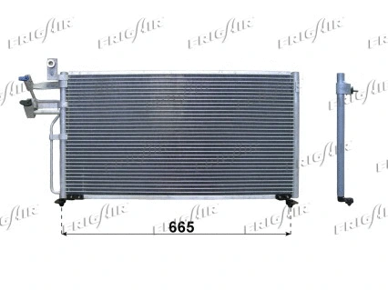 Condenser, air conditioning (0828.3027)