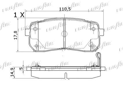 Brake Pad Set, disc brake