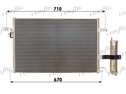 Condenser, air conditioning (0831.3014)
