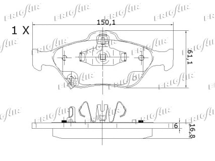 Brake Pad Set, disc brake