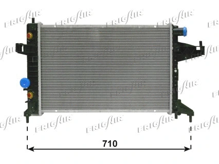 Radiator, engine cooling (0107.3118)