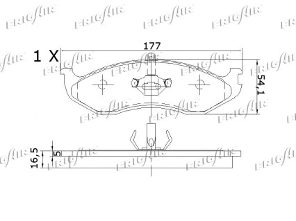 Brake Pad Set, disc brake