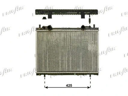 Radiator, engine cooling (0104.3087)