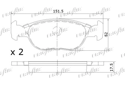 Brake Pad Set, disc brake