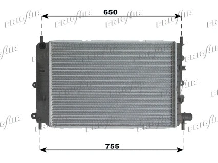 Radiator, engine cooling (0105.3041)