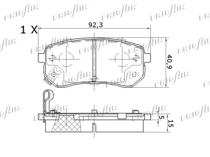 Brake Pad Set, disc brake