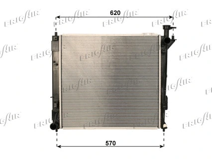 Radiator, engine cooling (0128.3113)