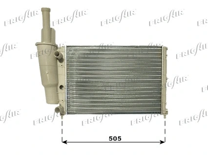 Radiator, engine cooling (0104.3001)