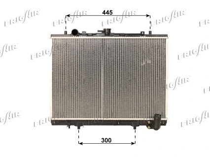 Radiator, engine cooling (0116.3034)