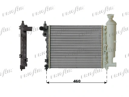 Radiator, engine cooling (0108.2067)