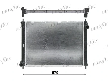 Radiator, engine cooling (0121.3025)