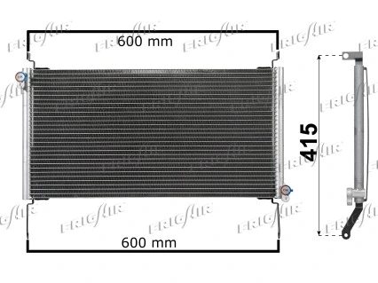 Condenser, air conditioning (0804.2038)