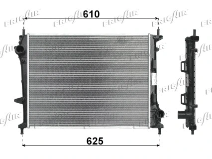 Radiator, engine cooling (0104.3141)