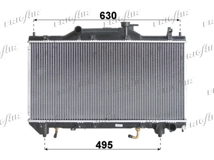 Radiator, engine cooling (0115.3137)