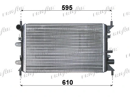 Radiator, engine cooling (0105.2035)