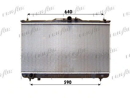 Radiator, engine cooling (0128.3091)