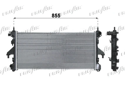 Radiator, engine cooling (0204.2039)
