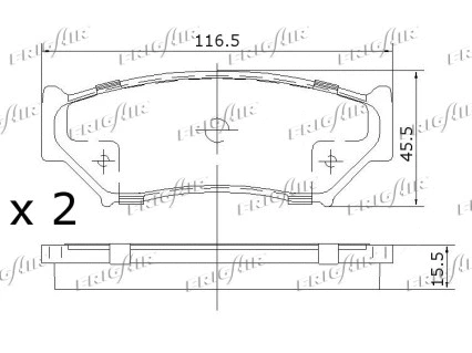 Brake Pad Set, disc brake