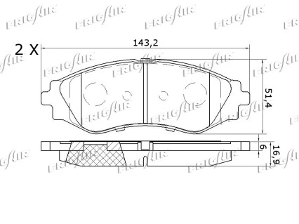 Brake Pad Set, disc brake