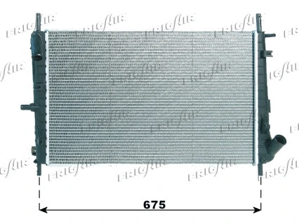 Radiator, engine cooling (0105.3076)